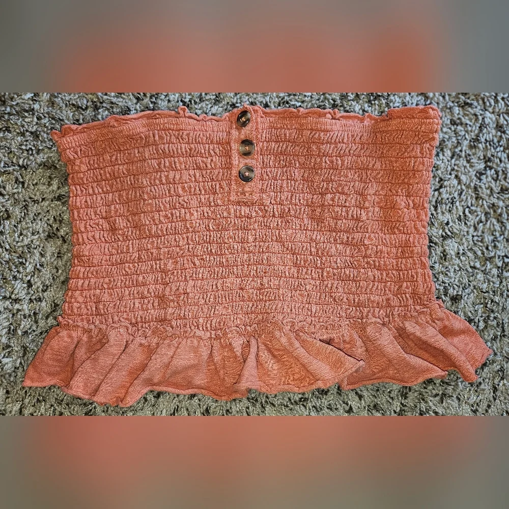 Two Smocked Tube Tops - Picture 2 of 9